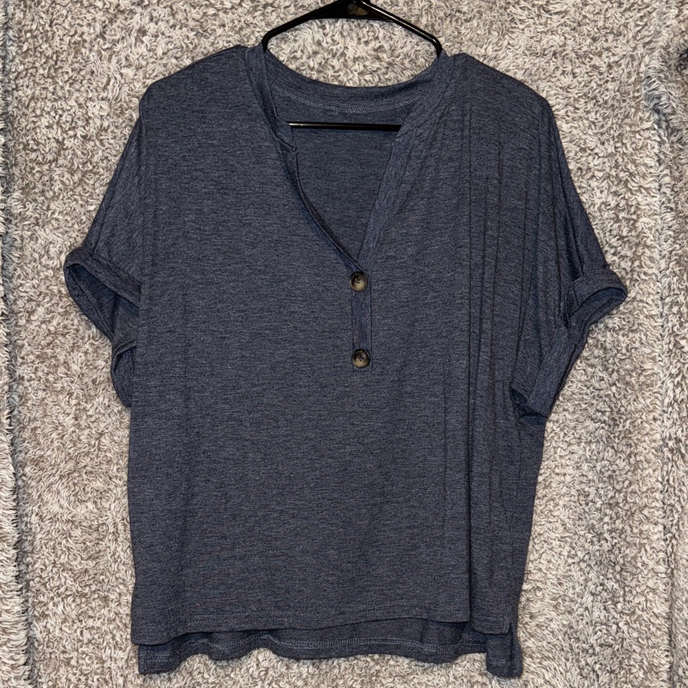 Shein V-Neck Shirt